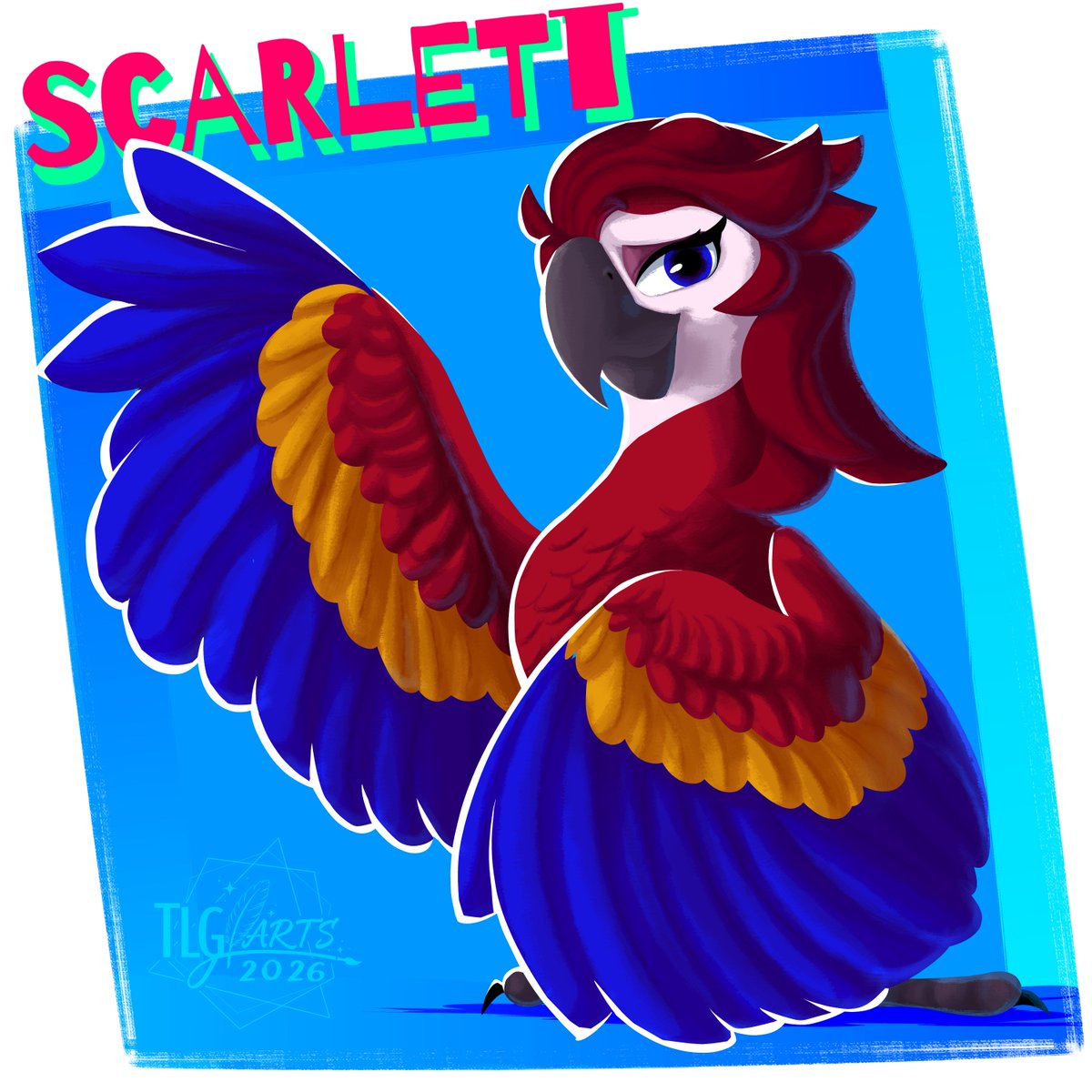 TLG_Arts's tweet photo. Ahora sí, empezemos denuevo.

La esposa de Blu que le hice yo, Scarlett, aquí Con su rediseño, y por fin la dibuje como Guacamayo y no anthro como venía haciendo

Siéntense libres de dibujarla, no hay límite dea

#art #riomovie #riooc #bluxoc #digitalart #rio2 #bluwife #oc #nose https://t.co/faXnSsLBnN
