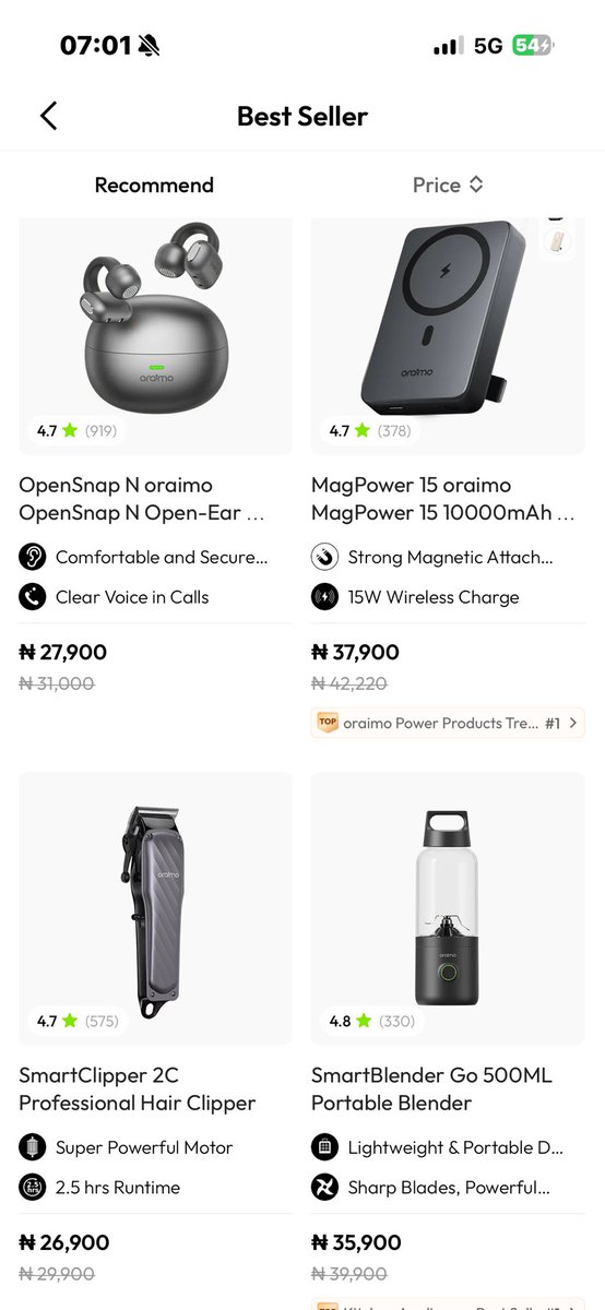 DonHenzzy_'s tweet photo. Shop Oraimo products at cheaper prices now, you can even get upto 50% off 👍

You also get additional 5% discount when you use my discount code 🎉

Discount coupon code: Henzzy 

Link: https://t.co/Xav8repwNr

You can pay on delivery https://t.co/H8ding9N5k