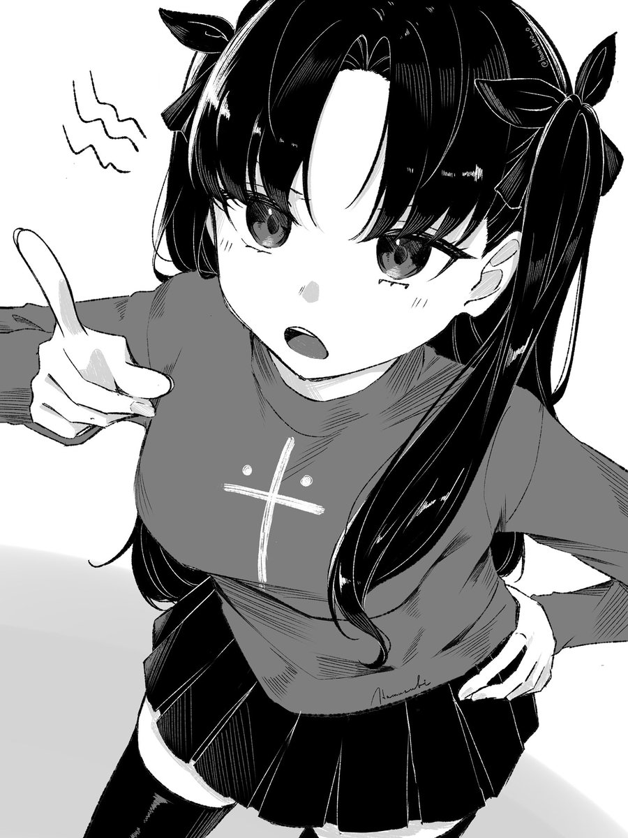 hamukoo_o's tweet photo. 今更ながらFateを見始めたんですが、遠坂凛がかわいくてぇ
気づいたら描いてた https://t.co/21kBjZEi6e