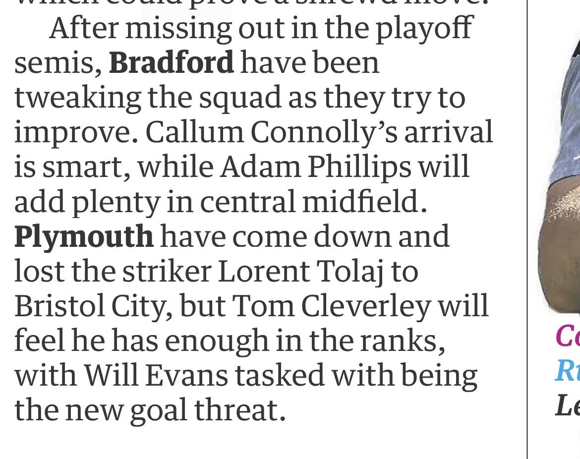 DominicEll58771's tweet photo. What tripe in @guardian_sport #Argyle haven’t come down we were 8th in L1 last year ��� https://t.co/KiudQ1jNJ5