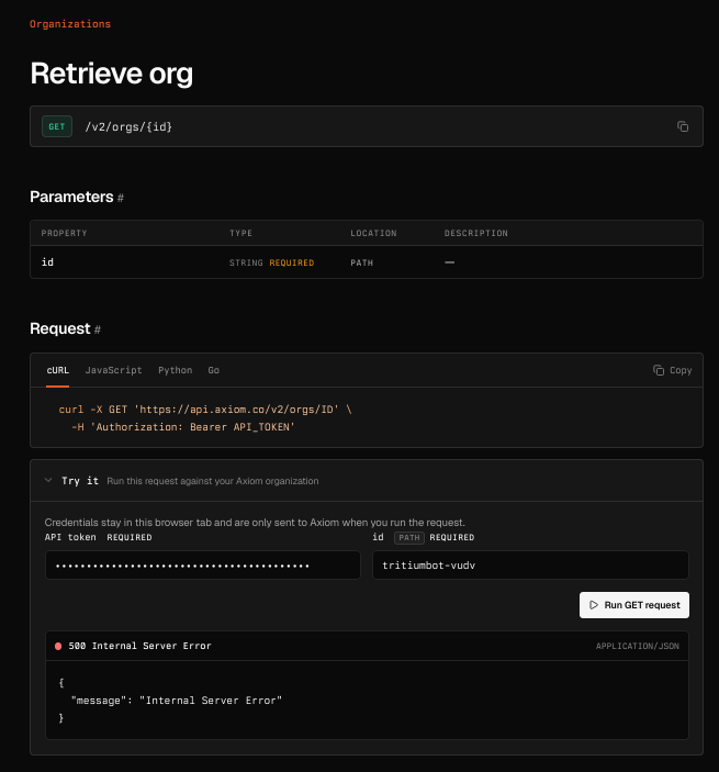 r1skdev's tweet photo. @axiomhq so i tried signing in with github now that the option has shown up and it prompted me to make a new account (i pressed on and it threw me into a new account)

my old api key also either does not work or has been nuked

seriously, what is this migration? https://t.co/Z4g2KCK8M5