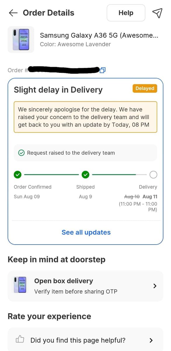 BolNatasha's tweet photo. Ridiculous service by flipkart . One day delivery product is coming from 4 days . no one to talk , they are saying it will take 3 more days . Worst , do not buy any thing from here . Worst customer care support. @Flipkart @Flipkart @FlipkartStories https://t.co/Jbk9kco62X