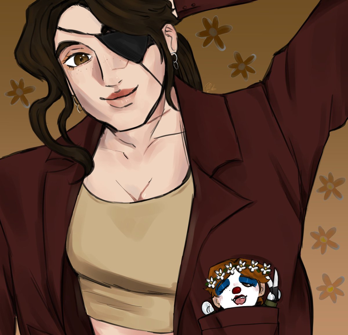 iawarchives's tweet photo. Telen: Pocketsize tessa :D yes she's high 

Helen will always carry her in that suit pocket mhm
#helenhighwater #tessalamb https://t.co/RjJhHrzsX4