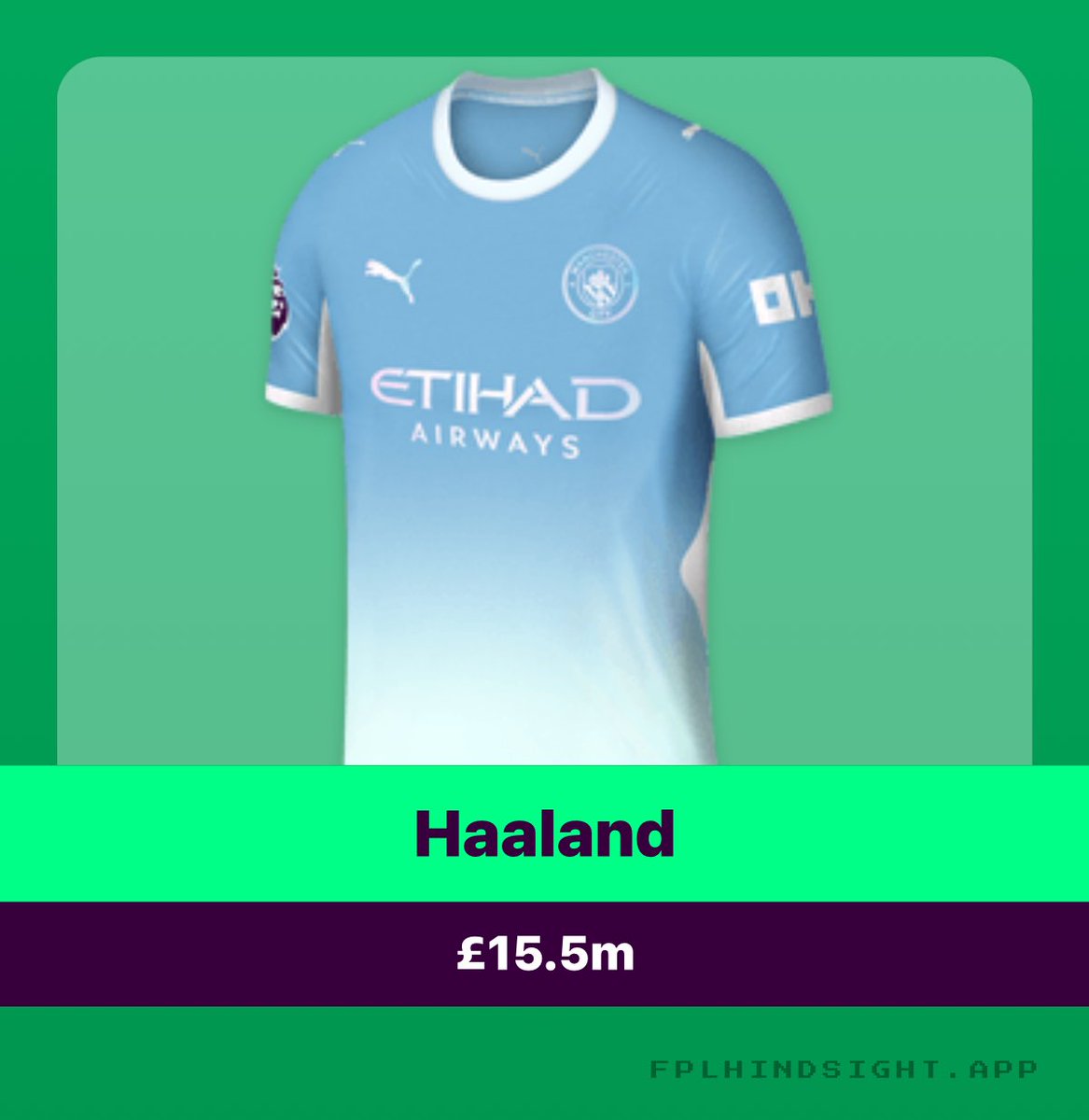 FPLHindsightApp's tweet photo. @FPLFocal It’s no longer “Salah v Haaland”. 

It’s “Bruno v Haaland” now. https://t.co/atiQrMNNzZ