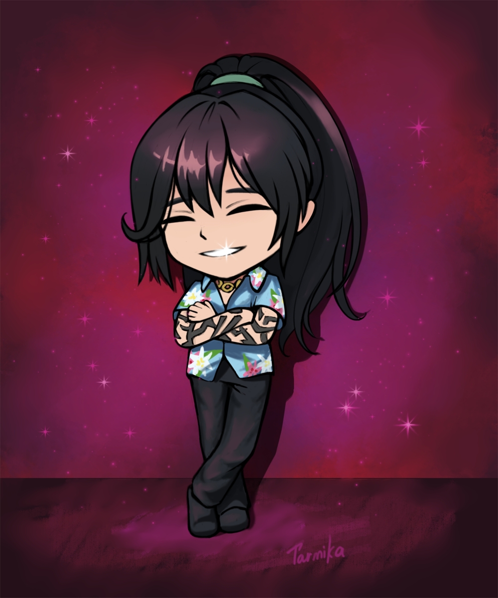 Tarmika_art's tweet photo. I realised that I have a few Limbus chibis I haven't posted yet, even though I drew them a looong time ago. So let's start with Hong Lu 🥰

#LCB #림버스 #LimbusCompany #リンバス #HongLu https://t.co/uVo3vSKcUa