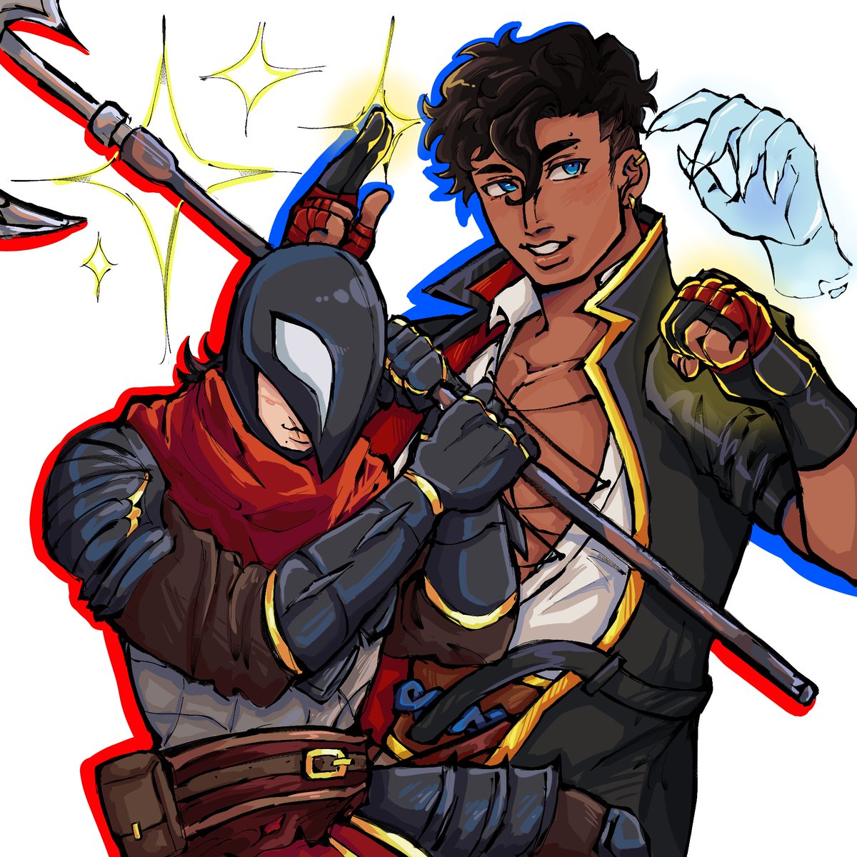 geegeeeezee's tweet photo. the tale of a knight and his sorcerer prince https://t.co/7nkQW3MZ09
