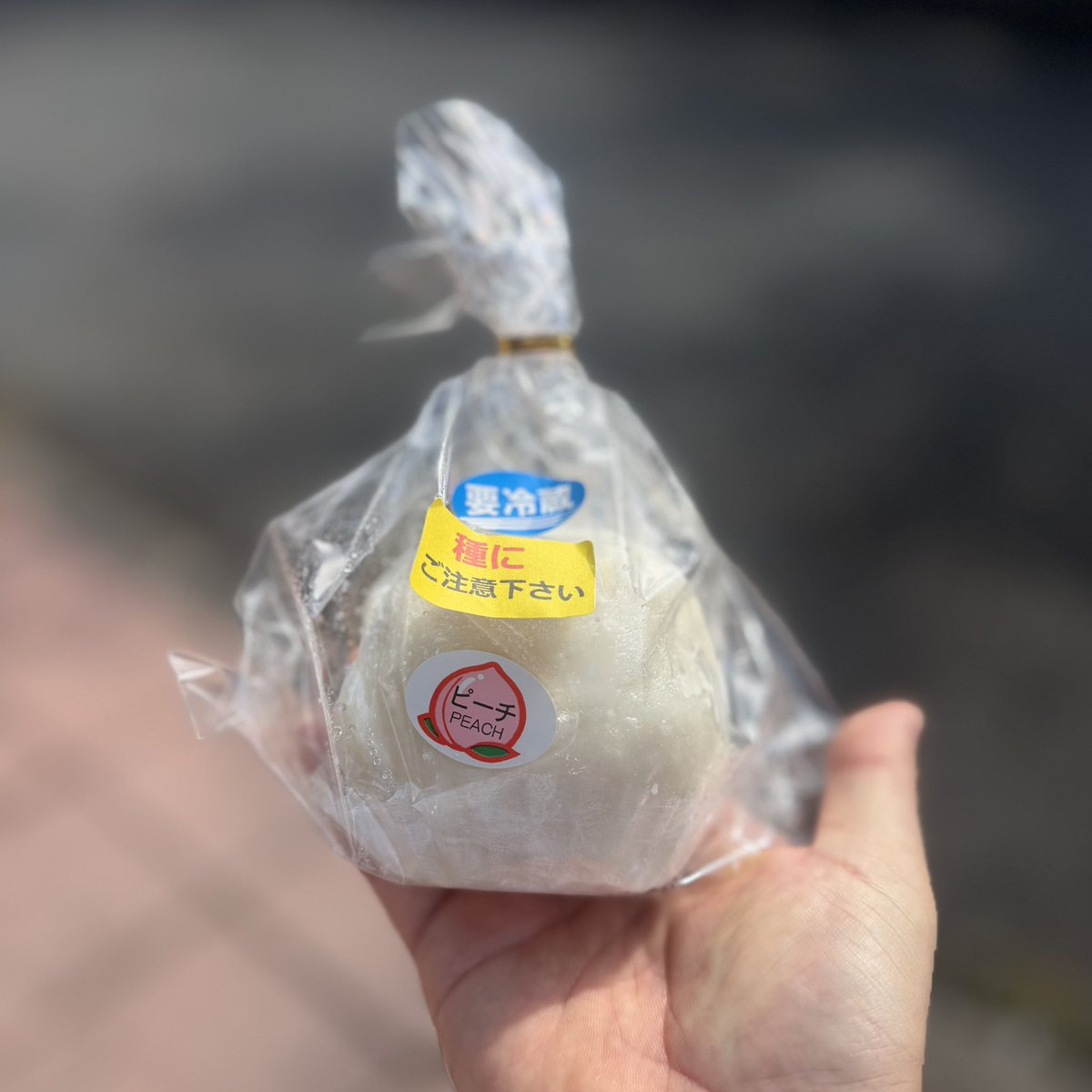ghetto_meshi's tweet photo. 横須賀・京急長沢のできたて屋！

ここのフルーツ大福、和菓子の顔したストリート兵器！

苺もシャインマスカットも強いけど本命は桃。
ほぼ丸ごと包まれた桃に噛みつけば、果汁が一気に決壊。口も手もびちゃびちゃ。完全にイリーガルスイーツ！

買って即、ストリートで食べた！
写真が汚い？馬鹿か！これが現場主義！

ただし食後は鼻の下が真っ白になる。
そのまま横須賀ストリートを歩いて別件疑われても知りまへんでー！