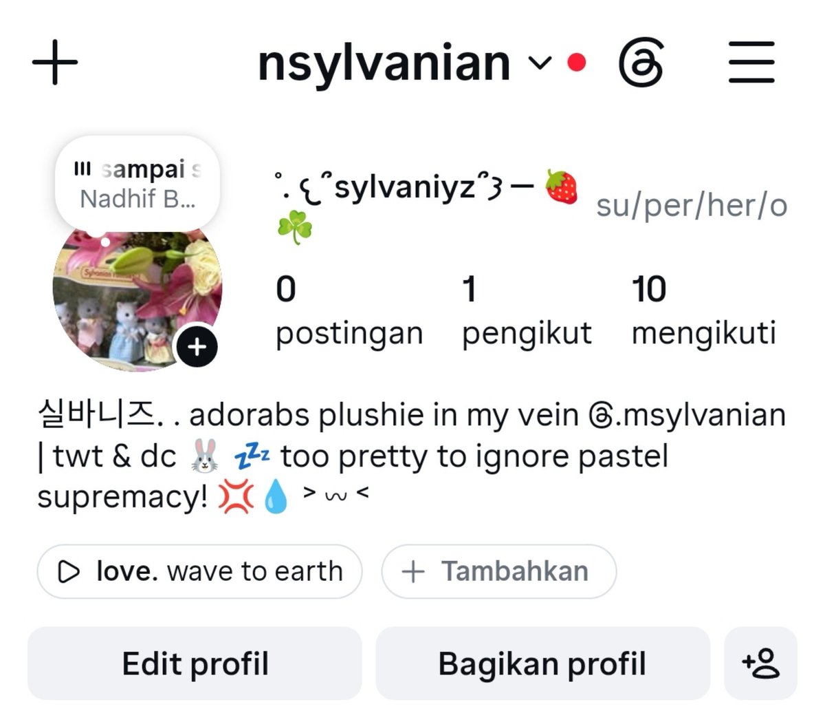 msylvanian's tweet photo. hayyiEE ପ૮๑ᵔ ᵕ ᵔ๑ აଓ  ˚｡ ⊹

akuu fomoo xixii, ayoo kitaa muutz ig, akuu sangat amatt sukaa mempunyai banyakk teman-timuN, akuu anak baik, tiddaa nakal, rajin menabung, serta sayang #SeFurDen  👧🏻☘️✋🏻💭⭐

— let's be good friends and start a new journey 👥🪷💞 https://t.co/Qux0DbCgGg