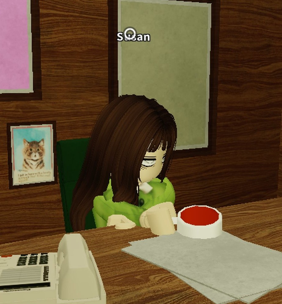 TWlSTEDTECH's tweet photo. \ she's got her coffee. she's happy (?) now. https://t.co/Czzd8dsfLm