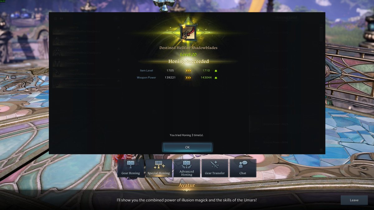 k1bakun's tweet photo. Approximately ~9k special honing materials and a dream... got 7 taps for free including weapon!
My SH made it from about 1700 > 1710!
#Lostark #honing #Free https://t.co/mF0qz2ObqI