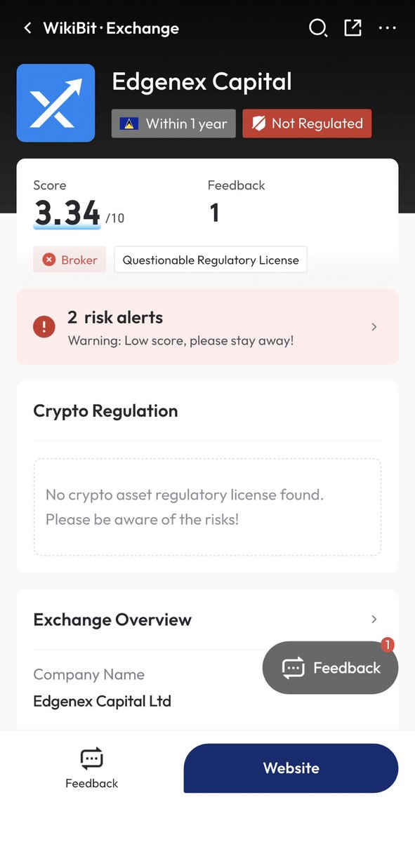 WikiBitOfficial's tweet photo. 🚨 EXCHANGE EXODUS: 13 platforms on watch – who's next?

100+ crypto projects died in 2026.
4 well-known exchanges shut down in just the past month.
Red alerts: HiBT, KCEX, GOARBIT, Edgenex – withdrawals frozen, no reserves, shady licenses.
Bear market doesn't just kill traders – it kills exchanges.
Check Your Funds Now ！

Full breakdown 👇
https://t.co/dZSnKVzjbl

#CryptoExchange #BearMarket #RiskWarning #WikiBit