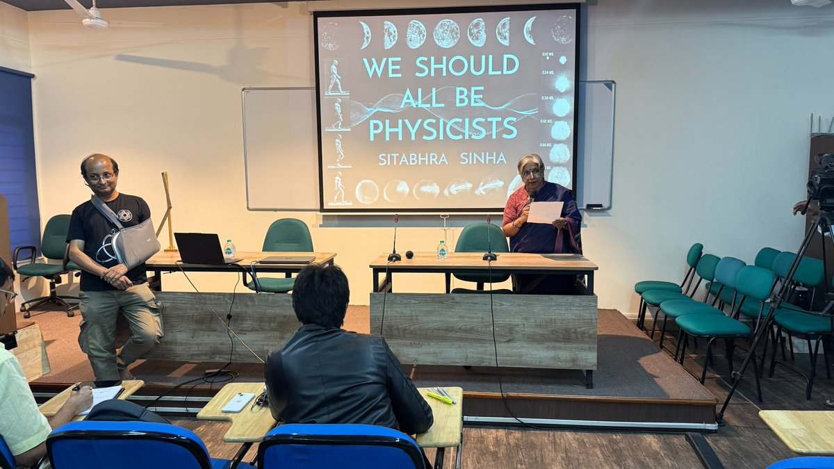 ACJIndia's tweet photo. At a colloquium on Science, Technology, and Media, organised on August 8, 2006, Dr Tarun Menon, Azim Premji University, Dr. Sitabhra Sinha, Institute of Mathematical Sciences, and Dr. Srinivasan Ramani, The Hindu, shed light on navigating the AI landscape. https://t.co/xwkdviKDz9