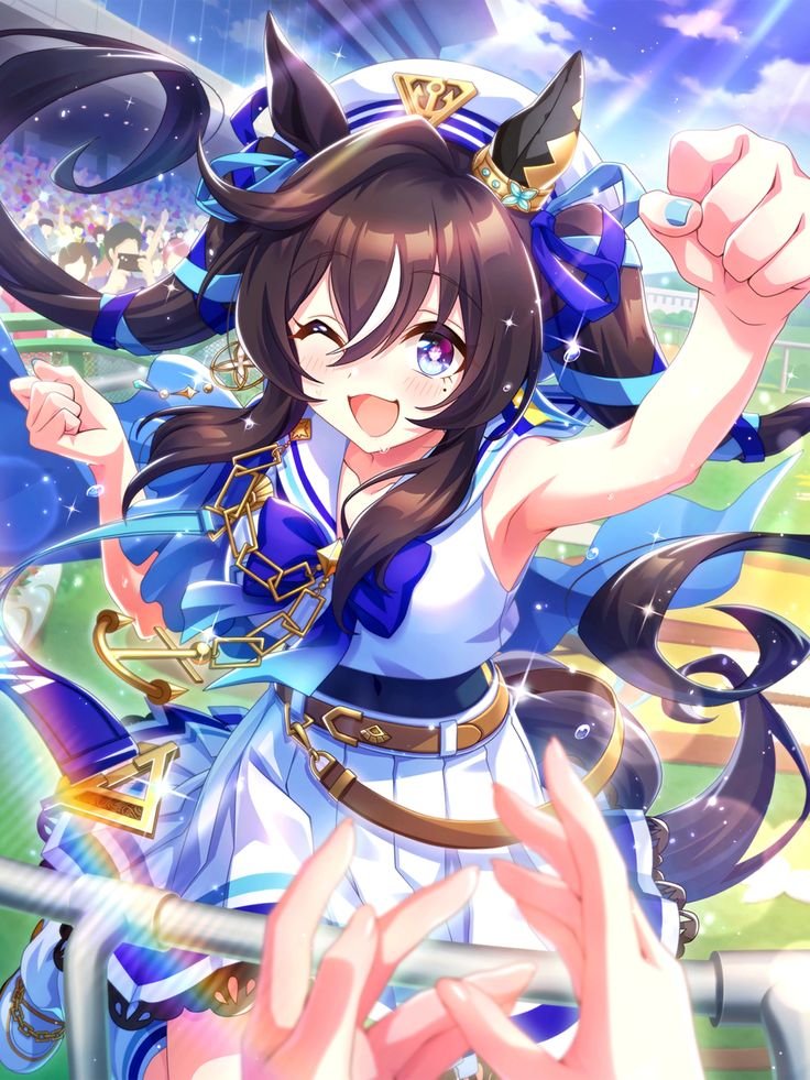 shokozdiary's tweet photo. i really like how some Umamusume art is rendered. https://t.co/lxDP9uokfu