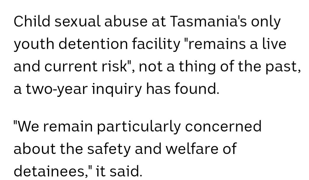 AnonEMousie's tweet photo. @Lyshrose And this one
https://t.co/bygj41gplj
#politas
#Gotyourbackstack
#jailingisfailing
#shutaydc
#letthemspeak
#ShiningaLight
#youthdetention #youthjustice #childabuse #tasmania https://t.co/9nyA19PnLm