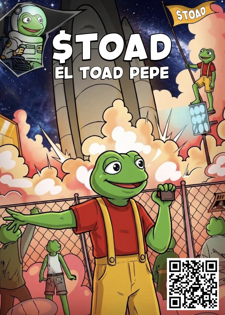 chadsup_'s tweet photo. I'm real #toadarmy
I made poster art for $TOAD and made it IRL in my city,
A real movement to make toad viral in my city ๐ฅ
@eltoadpepe @mdudas
Thank you so much https://t.co/Lr9j6RIEdR