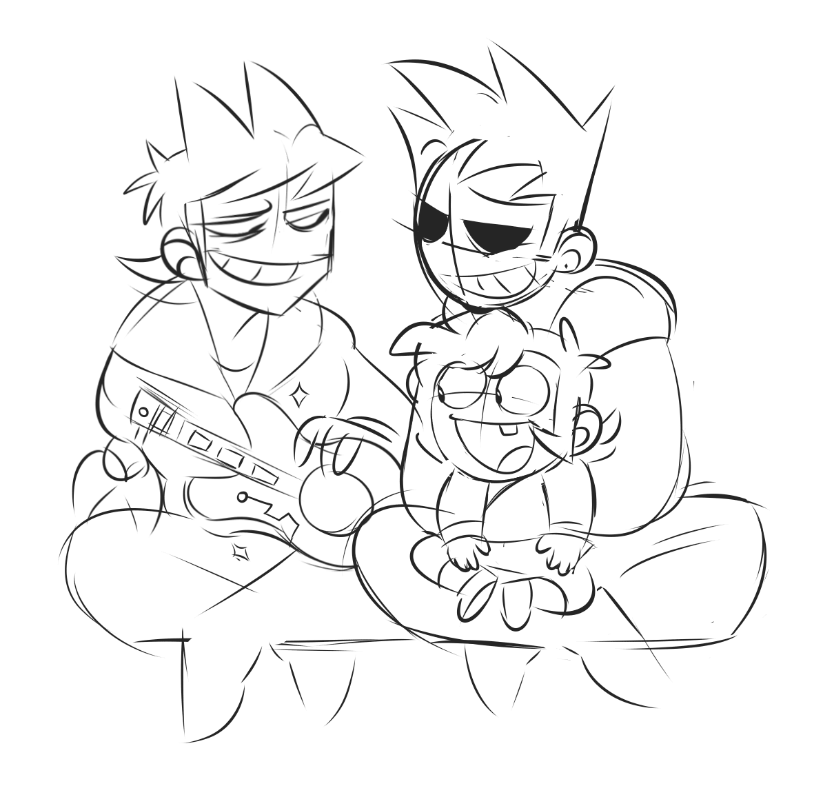 Pixinandwixin's tweet photo. OK last batch of tomtord fluff doodles tonight 💙❤️#tomtord #tordtom #eddsworld https://t.co/jXnws37a5m