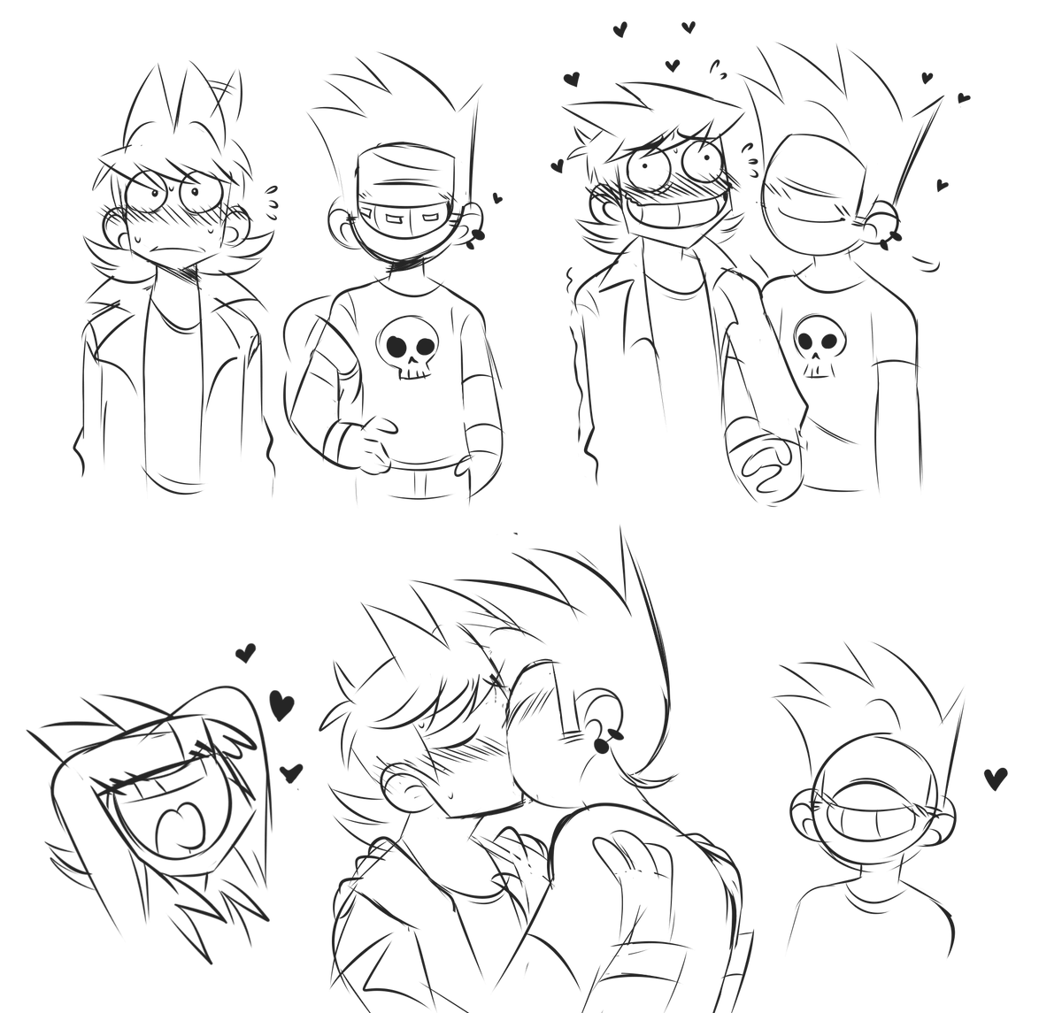 Pixinandwixin's tweet photo. OK last batch of tomtord fluff doodles tonight 💙❤️#tomtord #tordtom #eddsworld https://t.co/jXnws37a5m