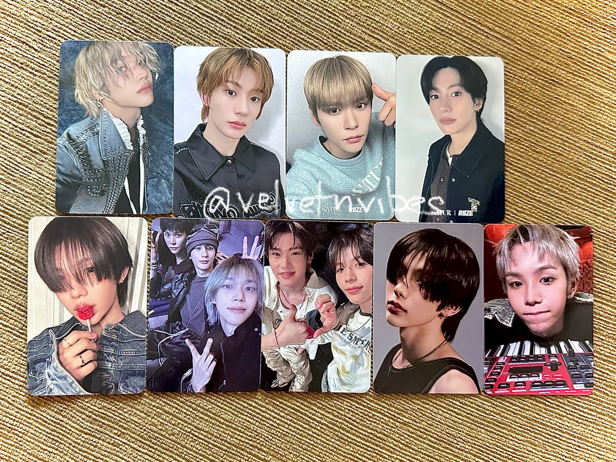 Velvetnvibes's tweet photo. wtt แลกการ์ด 🦌🪨

Me : การ์ดตามภาพ 
You : อึนซอก / ซองชาน ใบไหนก็ได้ค่าา🤍

#ตลาดนัดriize #ตลาดนัดน้องข้าว https://t.co/EMjoutNoPt