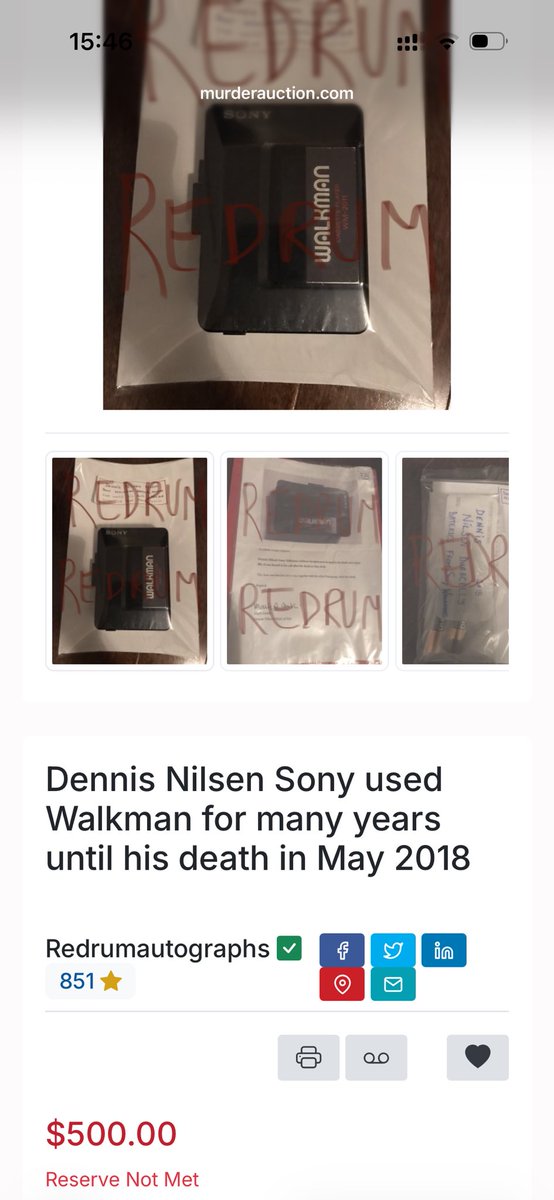 Opium_521's tweet photo. デニスくんの使ってたWALKMAN売ってる https://t.co/9es59ZVk0t