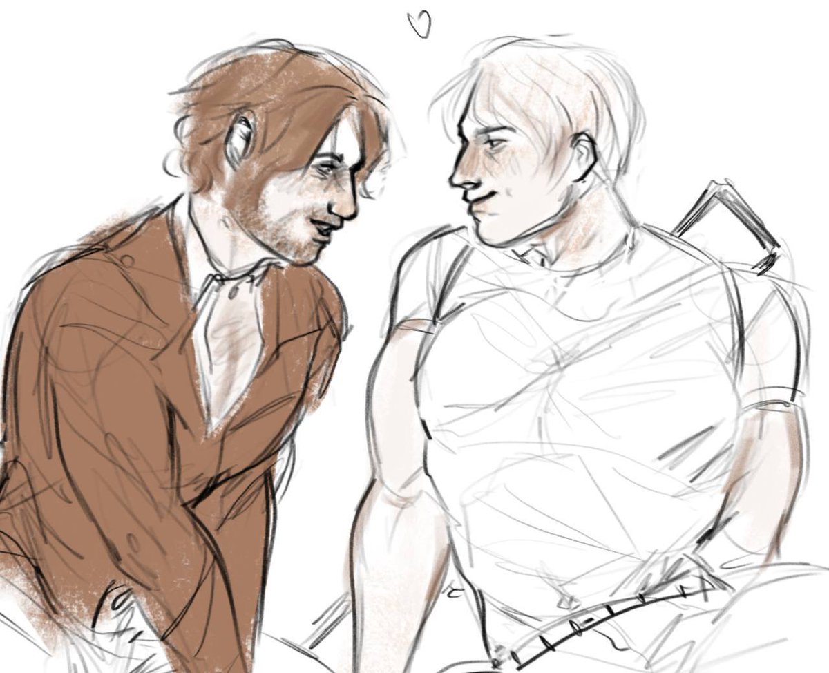 ZCheffrey's tweet photo. #serennedy doodles! 

#residentevil #re4 #leonkennedy #luisserra #fyp #fanart https://t.co/4ZKkvSRdXo