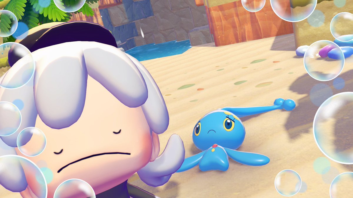 Kora_AvAc's tweet photo. マナフィ会えた！！
#NintendoSwitch2 #ぽこポケ #ぽこあポケモン https://t.co/bOIwyGvPLE