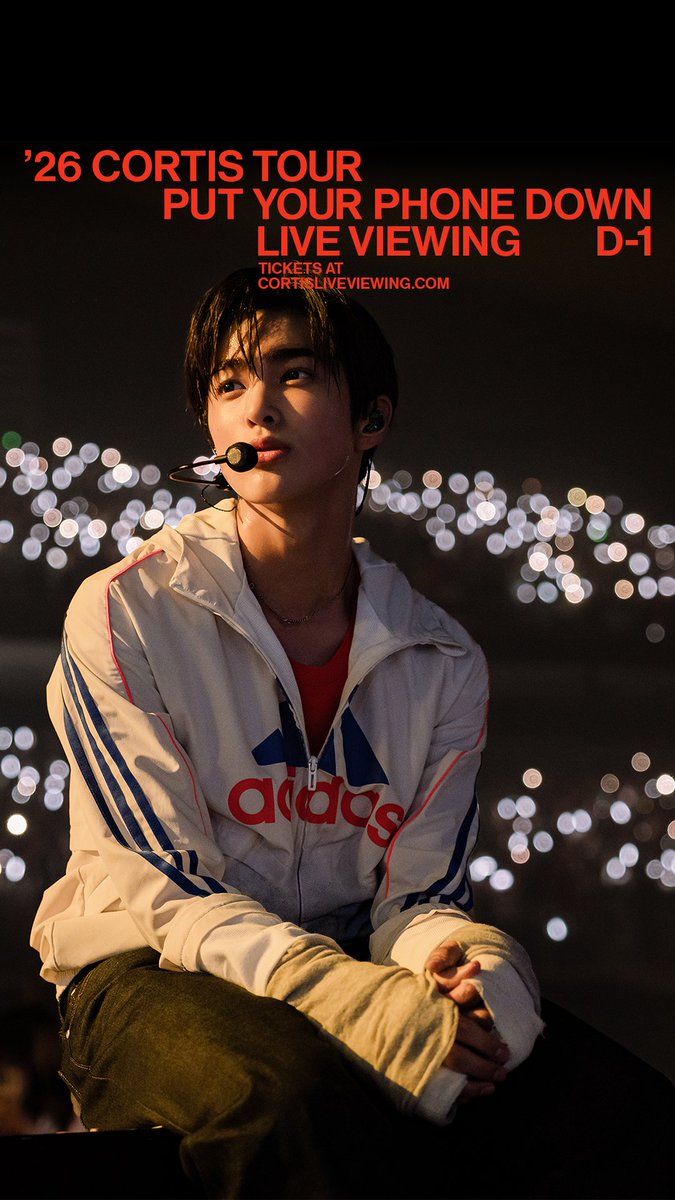 HYBE_MERCH's tweet photo. 2026 CORTIS TOUR <PUT YOUR PHONE DOWN> IN LA
LIVE VIEWING & LIVE VIEWING PARTY

D-1 It's tomorrow! Are you ready to see CORTIS on the big screen?
🎬 https://t.co/OnuqU2paOr 
🪩 https://t.co/ZCircVEuRx

2026.08.13(THU) LA LIVE PARTY & PACIFIC TIME ZONE CINEMAS
2026.08.14(FRI) IN CINEMAS WORLDWIDE

#CORTIS #코르티스 #CORTIS_TOUR
#PUTYOURPHONEDOWN #PYPD_IN_LA #CORTIS_TOUR_LIVEVIEWING