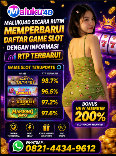 BunglonL92559's tweet photo. Maluku4D secara rutin memperbarui daftar game slot dengan informasi RTP terbaru
https://t.co/cXfADsSWMr
https://t.co/YPuZl0HhtE
Whatsap : 0821-4434-9612

#MALUKU4D
#JPBOS4D
#fypシ゚viral 
#fypシ゚ 
#fypシ゚viralシfypシ゚ 
#MONTOK
#CEWEKCANTIK
#situstogelonline 
#situstogel https://t.co/Lh6J3AjmpX