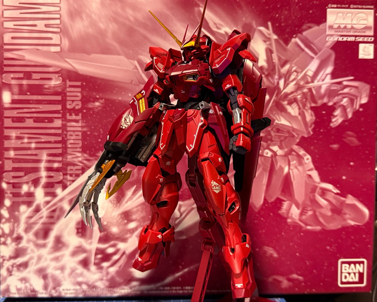 killy_AZ's tweet photo. 2026No.25
MG テスタメントガンダム
#BANDAI
#ガンプラ
#SEED
#VSASTRAY https://t.co/6EnUa3c5Nd