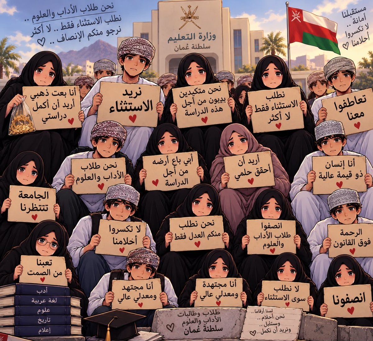 Mah333221's tweet photo. #انقذوا_مستقبل_طلاب_الاداب_والعلوم
#مناشده_الي_السلطان_هيثم
#مناشده_الي_السيده_الجليله
@EduGovOman https://t.co/sGGLEYruWS