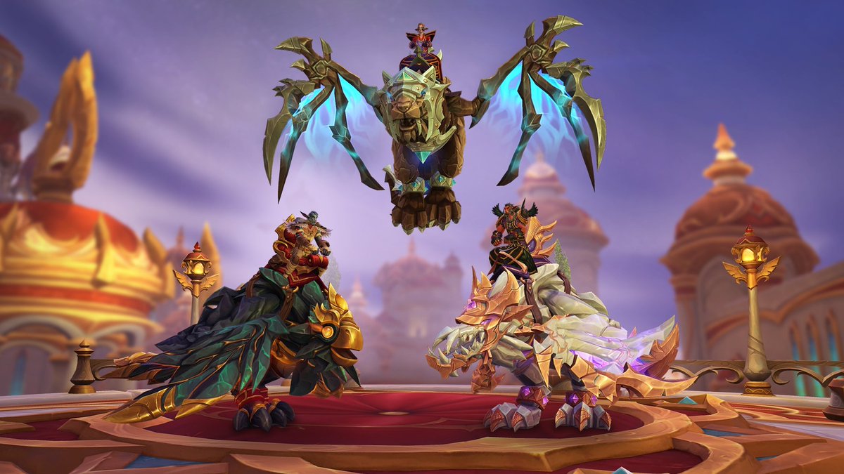 mortufaiiry's tweet photo. It's patch day!🐍
Which means it's giveaway time!

To celebrate WoW 12.1.0: Curse of Ula’tek launching on August 11th, I’m giving away a Stoneforged Sentinel mount key!   
How to enter:  
➕ Follow  
❤️ Like
🔁Retweet 
Giveaway ends August 15th. Good luck!✨
#WoW_Partner https://t.co/4pAW8hQ6p5