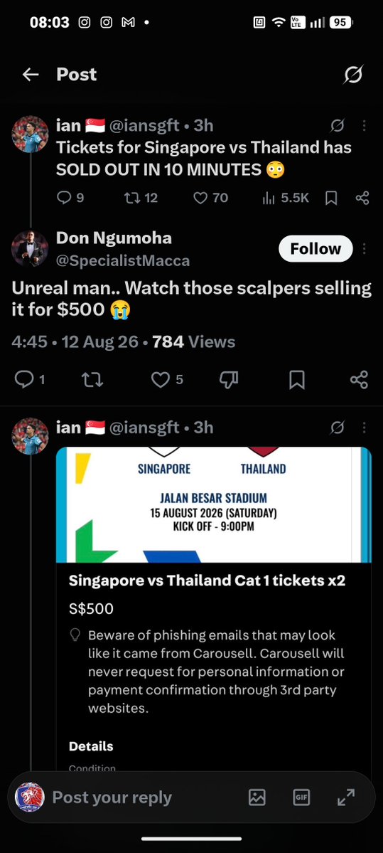 portfcsandpit's tweet photo. Cheaper to fly to Bangkok and watch the second leg. https://t.co/tuQwAZzfgw