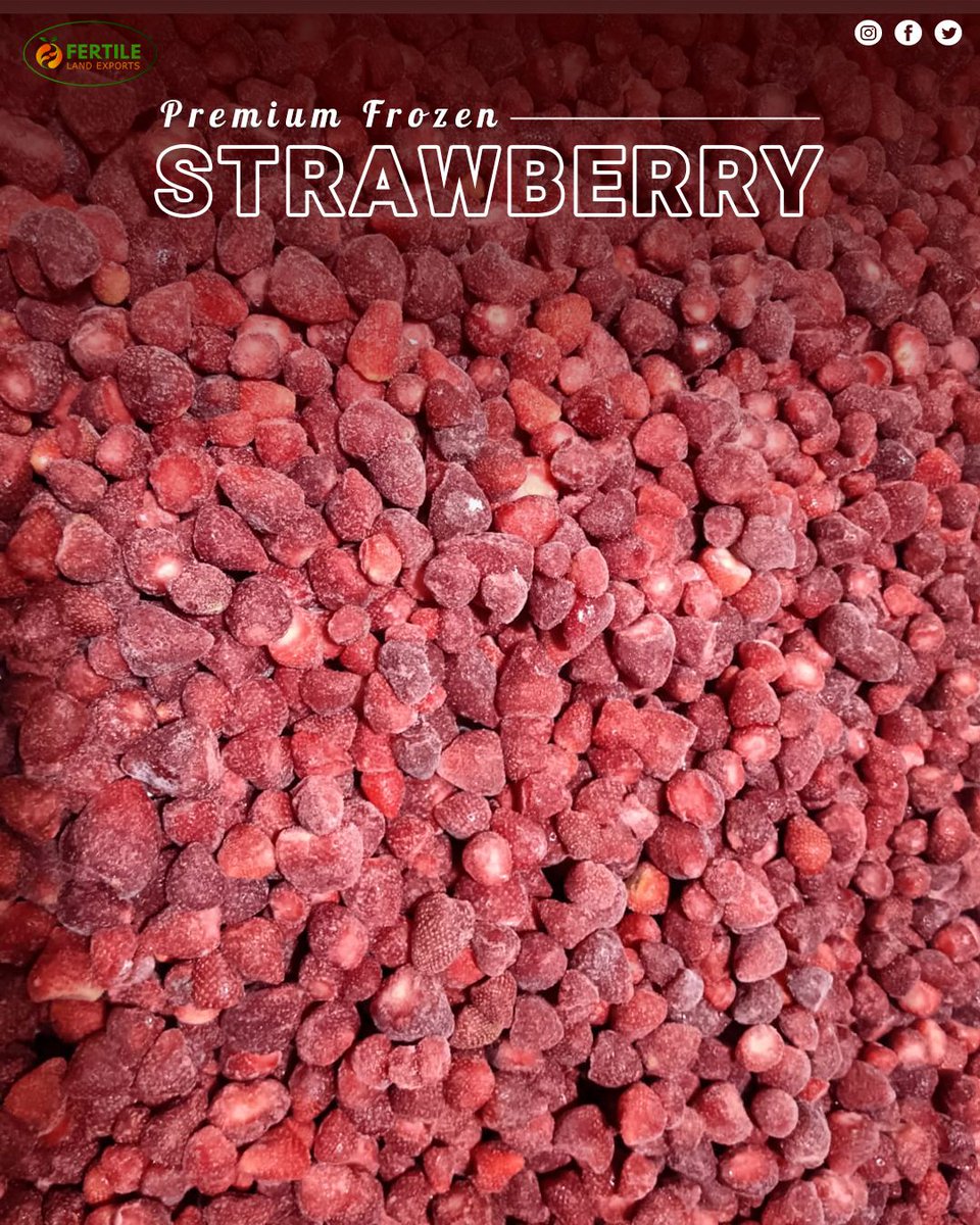 FertileL55544's tweet photo. Reliable bulk supply of Premium Egyptian IQF Strawberries for global buyers. 🍓

Fertile Land Exports offers the perfect balance of quality and volume. Direct from Egypt to your distribution network. 

Contact us:🌐 📧 📲 WhatsApp: +20 12 21166523

Hashtags: #B2B #FoodExport https://t.co/JMk9PgKxxc