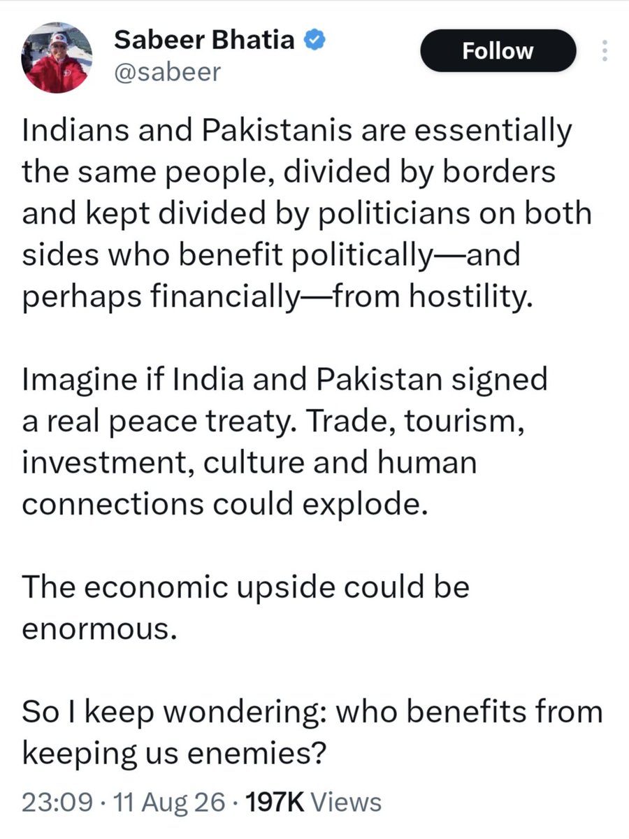 KhalidBaig85's tweet photo. The idea and genesis of Pakistan lies in the foundation of not wanting to stay with the Hindu Majority India. So how exactly does Pakistan make peace, by going against it's very reason of existence? https://t.co/H15f5qOirY