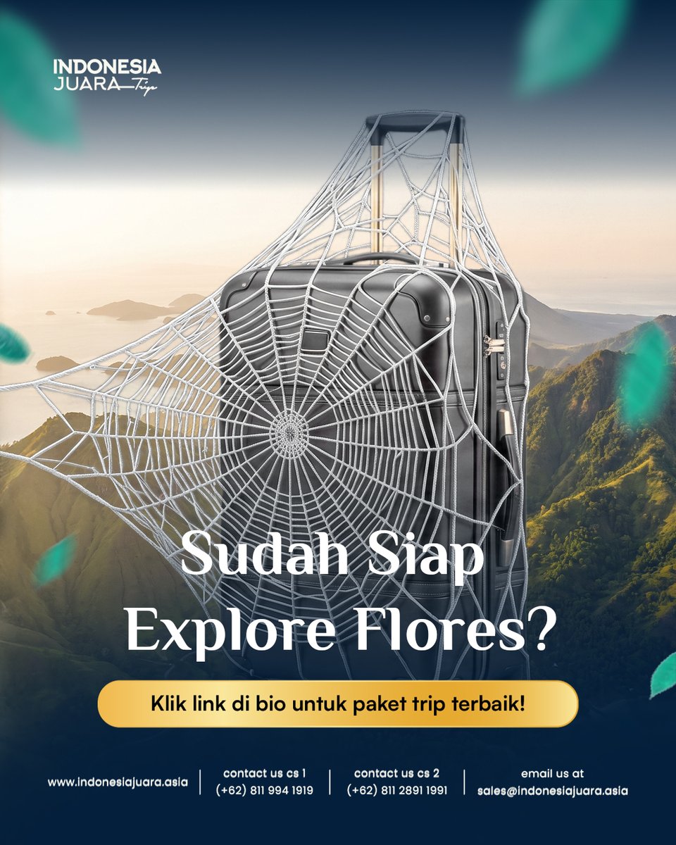 official_IJT's tweet photo. Di Flores ada apa aja sih? Ternyata liburan impian yang kamu cari ada di sini! 🇮🇩✨

Amankan slot trip joyful kamu sekarang! 💫
📲 WhatsApp: +628119941919 (CS 1)
📲 WhatsApp: +6281128911991 (CS 2)
📩 Email: sales@indonesiajuara.asia
🌍 Website: https://t.co/nY9DJcYcy1 https://t.co/7bkV4L8FwE