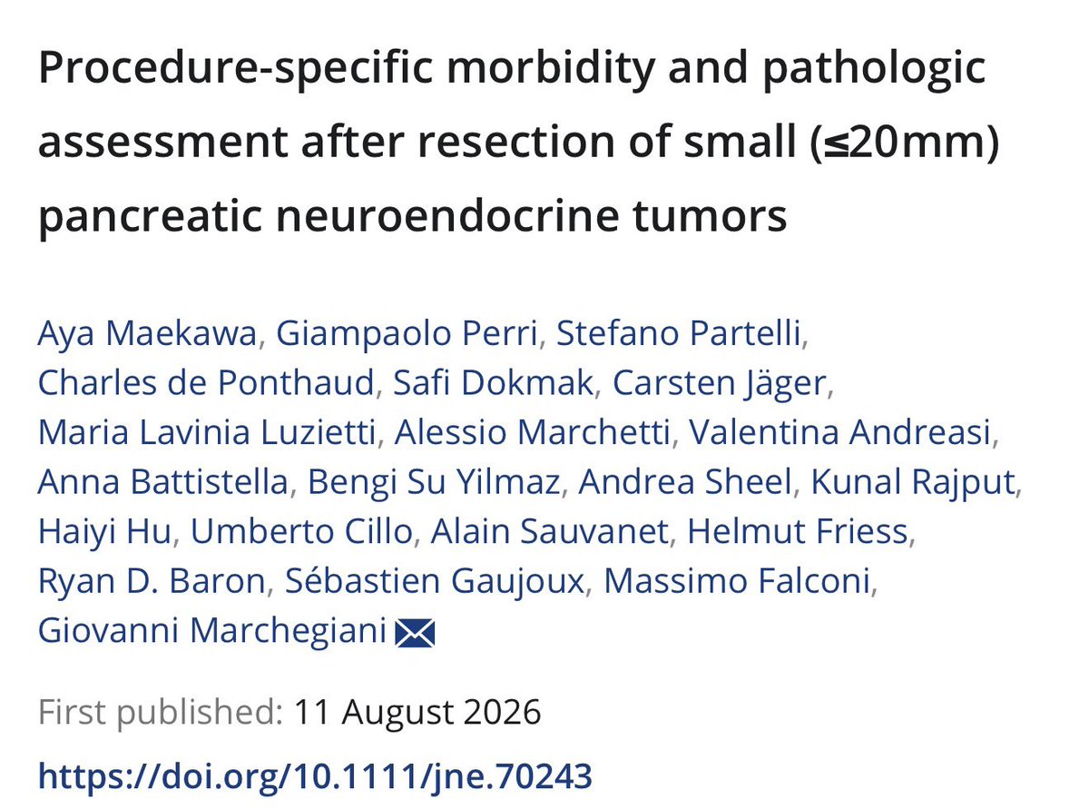 Gio_Marchegiani's tweet photo. 🍒 Small p-NET <2cm always a challenge 

🇮🇹 🇯🇵 🇫🇷 🇹🇷 🇬🇧 🇩🇪 460 resected / 35% enucleation 

⚠️ Central panc morbidity 25% 🆚 enucleation 10% and ⬆️ POPF / LOS

🫐 LN Mets 14% 🙃

My take: less (no surgery) is MORE! 

https://t.co/o4qt6EZMZW https://t.co/ndvgSHqmWp