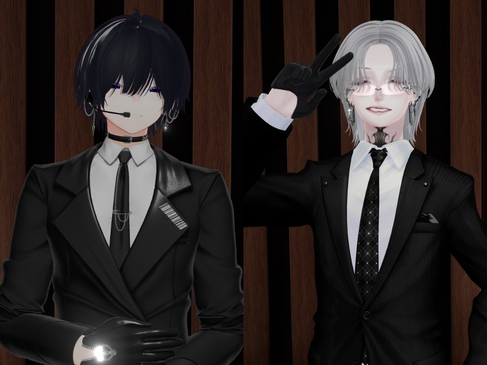 R_A_BLBAR's tweet photo. 最後は黒服‼

お客様がより楽しくイベントを参加していただけるよう、お手伝いしてくれます♡

左：泡沫（うたかた）
右：浅内(あさうち)
#RABLBar https://t.co/oHswoEsQh2