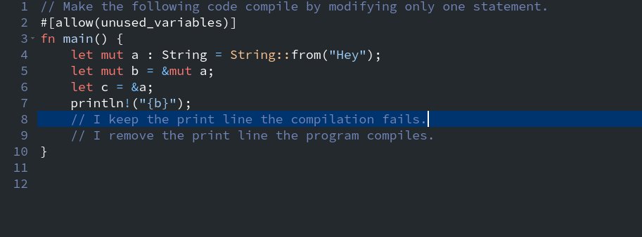 futexmaxxing's tweet photo. TIL rust ownership rules are bounded by lifetimes of variables not just initialization. https://t.co/s6ThvsPwb6