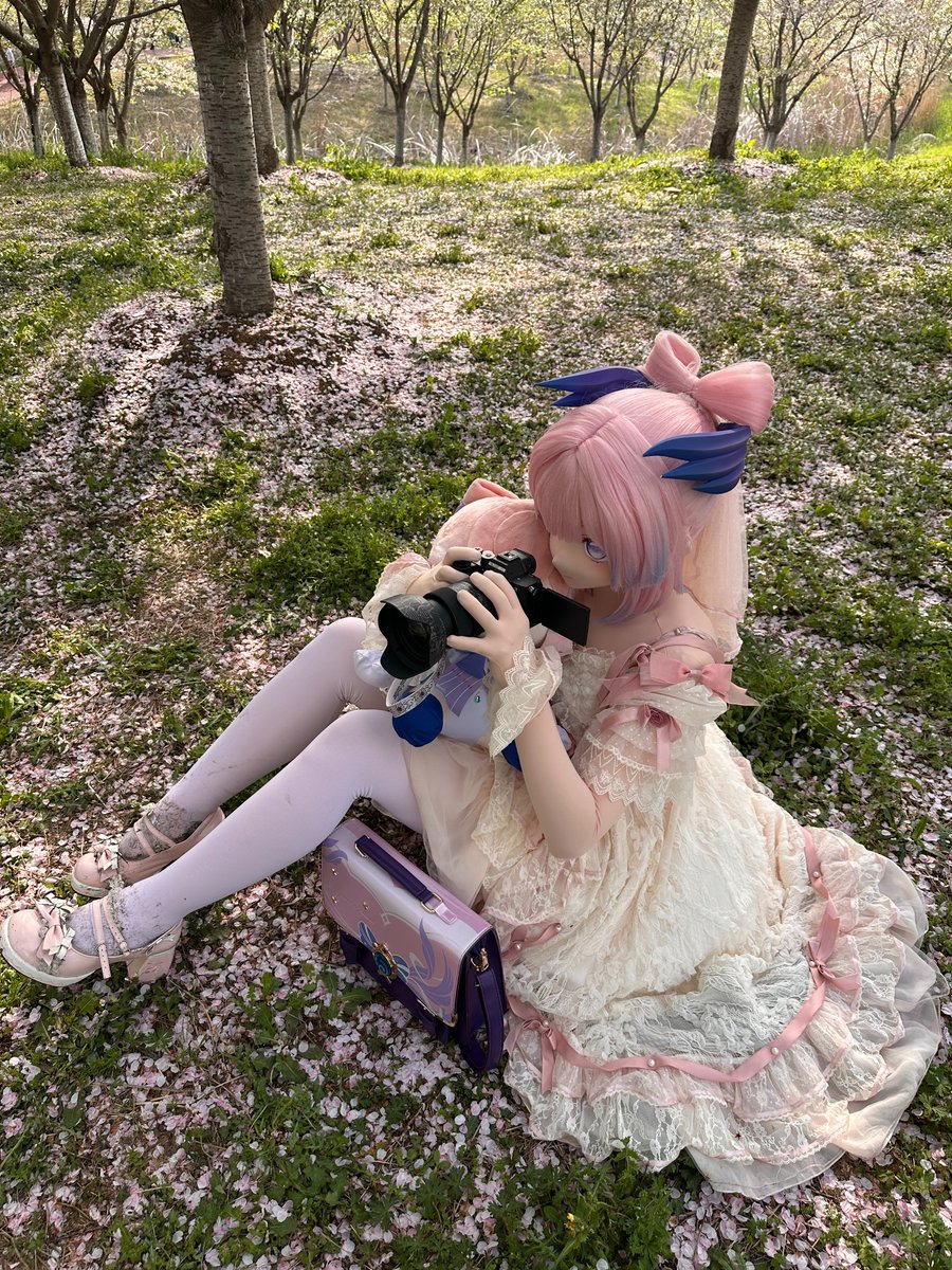 yob5l's tweet photo. 宝宝让我用大相机狠狠摄摄你~
#kigurumi #樱花 https://t.co/hsYuywwsXE