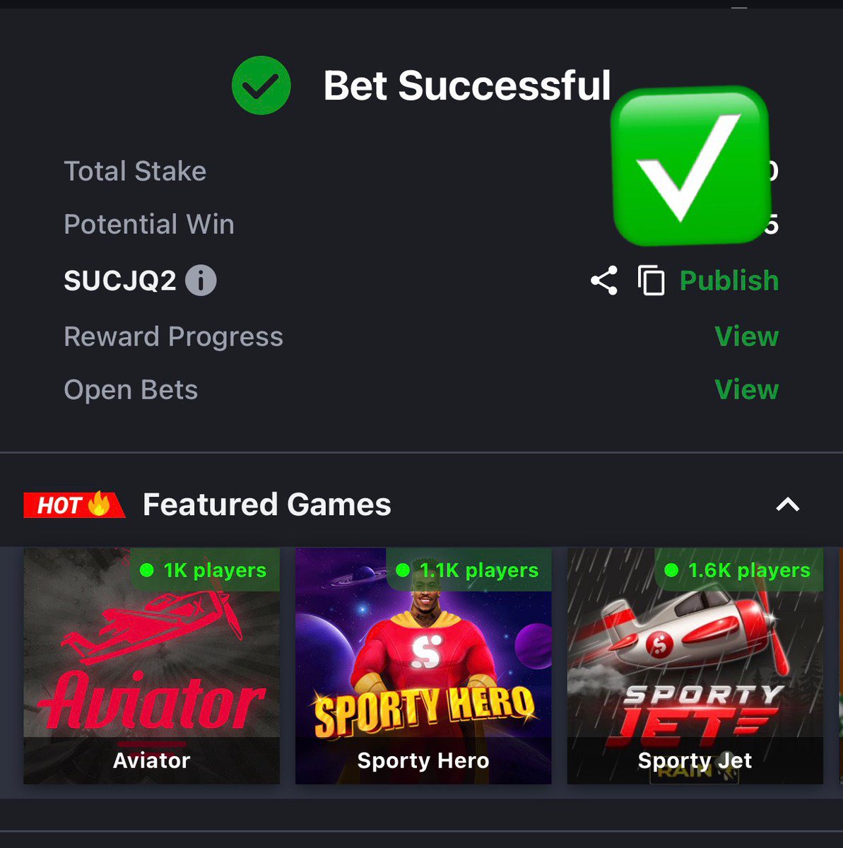 Bantypunts's tweet photo. Million in the bank 🏦 💵📈🔥

15k odds GG 

SUCJQ2

We pray for green ✅ https://t.co/J8fer9cTVi
