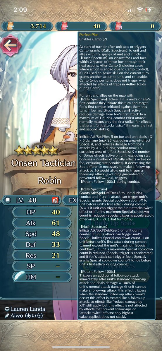 DireThunderhead's tweet photo. Clicking a skill in fire emblem heroes to remind myself what it does, only to suddenly be reminded that I’m playing fire emblem heroes https://t.co/xxhNIuephR