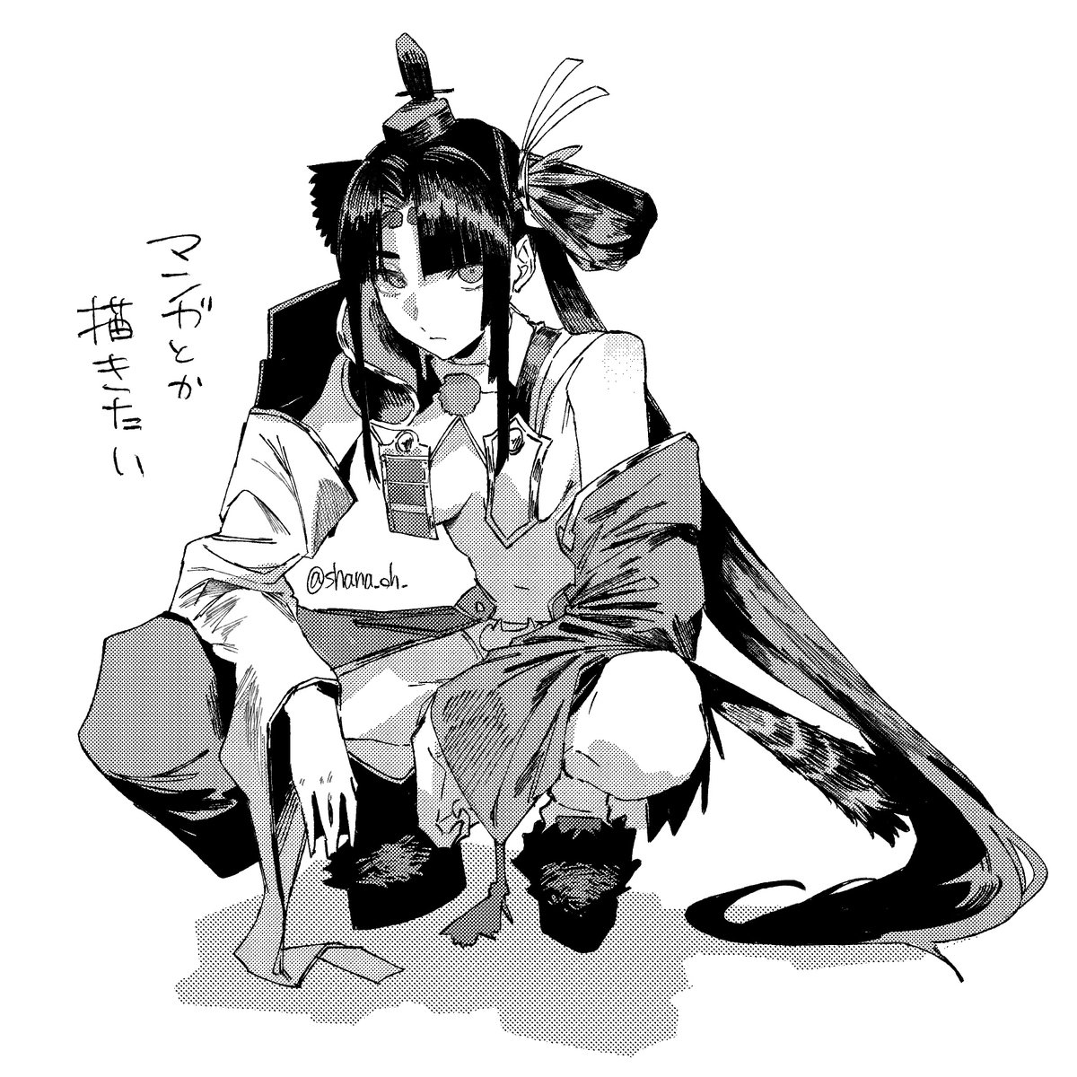 shana_oh_'s tweet photo. お気に入りの牛若絵 https://t.co/W9J8CRlH01