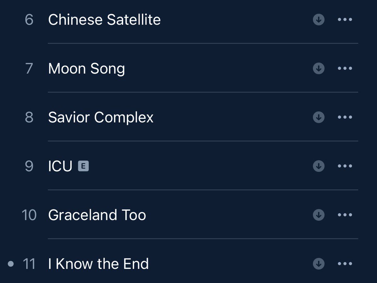 eventualforever's tweet photo. one of the most “let’s all kill ourselves” stretches of songs on any album https://t.co/be8PH9xN8L