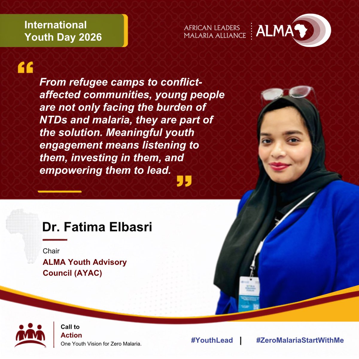 malariacorps's tweet photo. Happy International Youth Day‼️🥰

Youth are not just the leaders of tomorrow; we are key decision-makers today. We need sustained domestic funding and political commitment for health security https://t.co/7IshmxBwc8