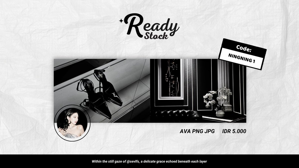 sevlfs's tweet photo. siang all! help repost/rt yaaa, thank you🤍           

hari ini aku membawa 3 layout ready stock NINGNING dan 2 layout GISELLE AESPA new update yang siap di take melalui tele atau DM aku, price 5.000/each~      

#bealanja https://t.co/nQr7RUrqu0
