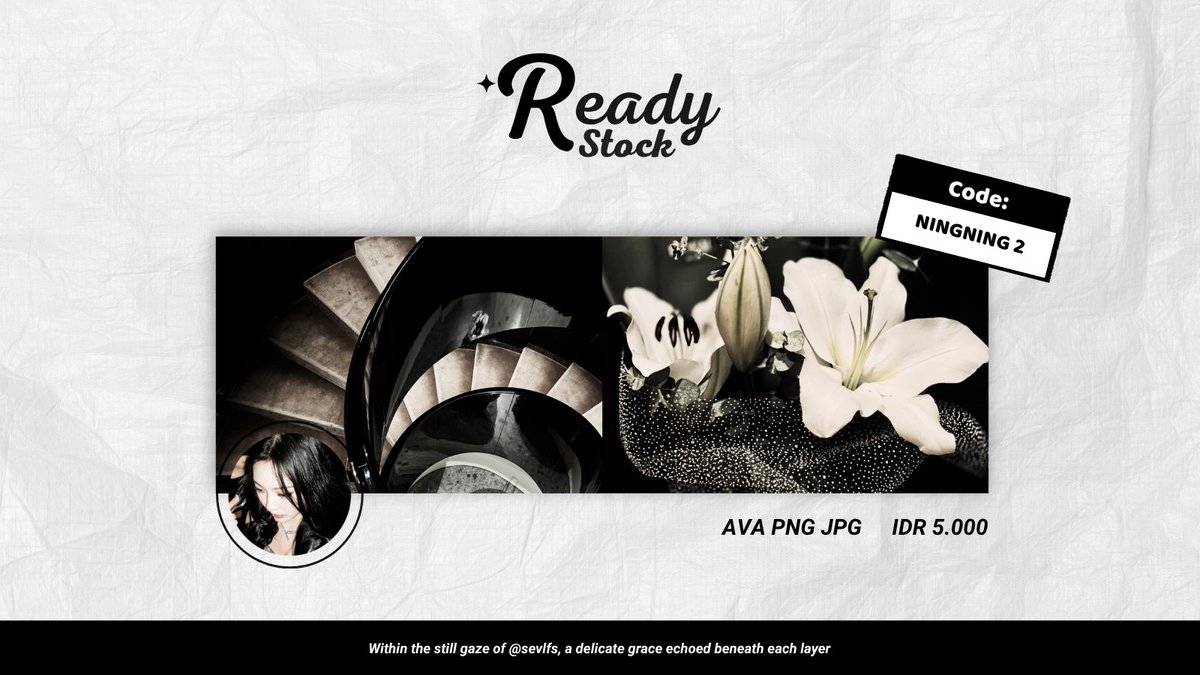 sevlfs's tweet photo. siang all! help repost/rt yaaa, thank you🤍           

hari ini aku membawa 3 layout ready stock NINGNING dan 2 layout GISELLE AESPA new update yang siap di take melalui tele atau DM aku, price 5.000/each~      

#bealanja https://t.co/nQr7RUrqu0