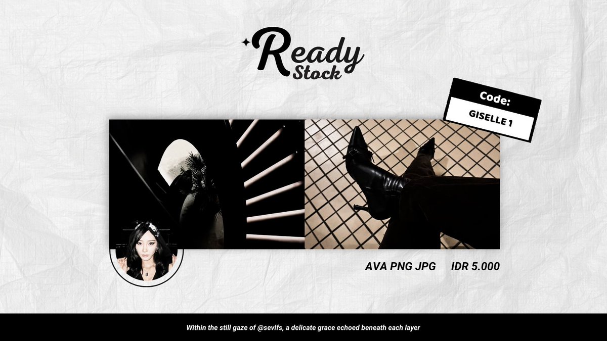 sevlfs's tweet photo. siang all! help repost/rt yaaa, thank you🤍           

hari ini aku membawa 3 layout ready stock NINGNING dan 2 layout GISELLE AESPA new update yang siap di take melalui tele atau DM aku, price 5.000/each~      

#bealanja https://t.co/nQr7RUrqu0
