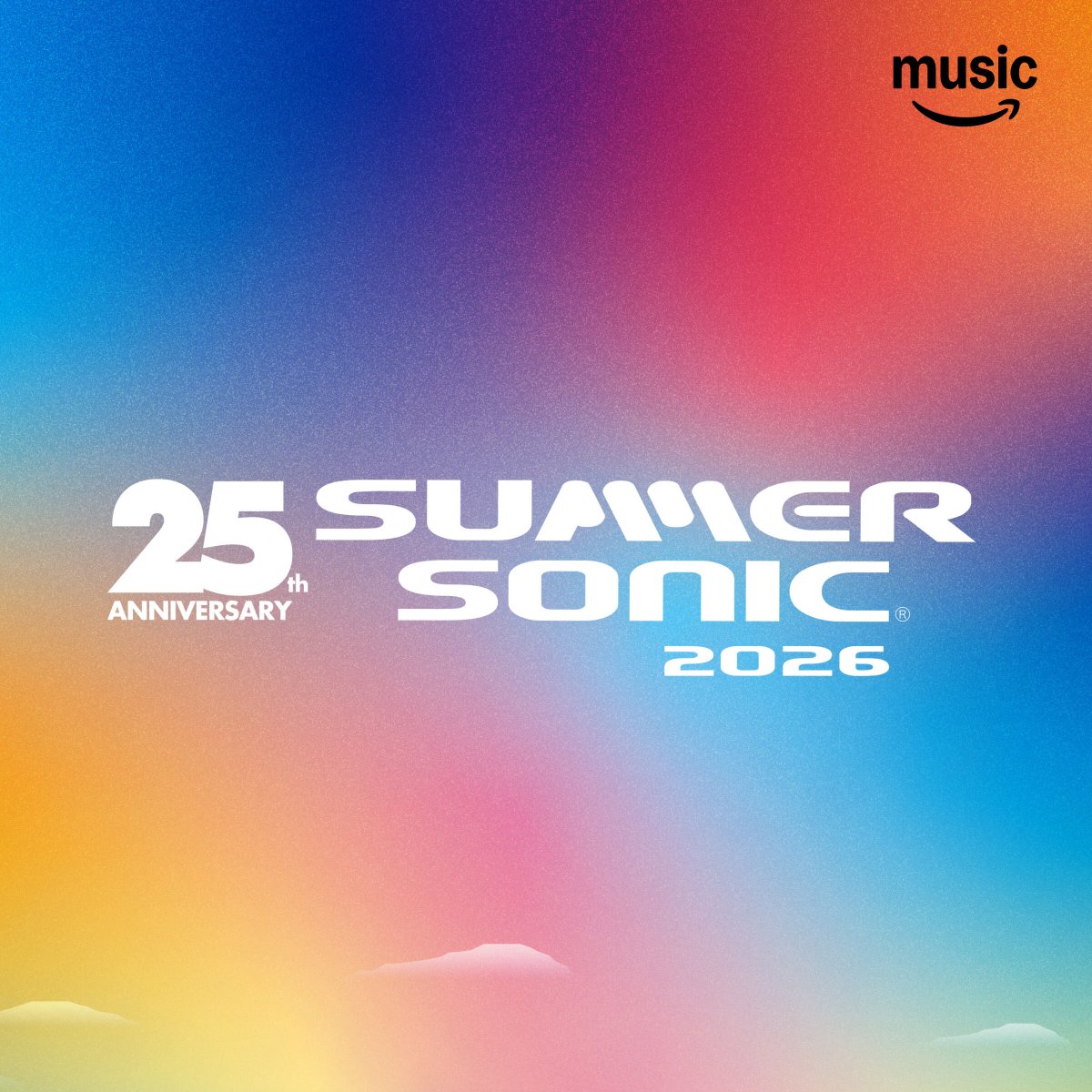 amazonmusicjp's tweet photo. ＼盛り上がる準備はもうできた？✨／
プレイリスト「SUMMER SONIC 2026」公開中⚡️

L'Arc-en-CielやHANAなど、出演者の楽曲を集めたプレイリストが #AmazonMusic で聴けるよ🥳

皆さんが注目しているアーティストは？👀

#サマソニ まで気分を上げよう❤️‍🔥
画像をタップしてね👇️
@summer_sonic
