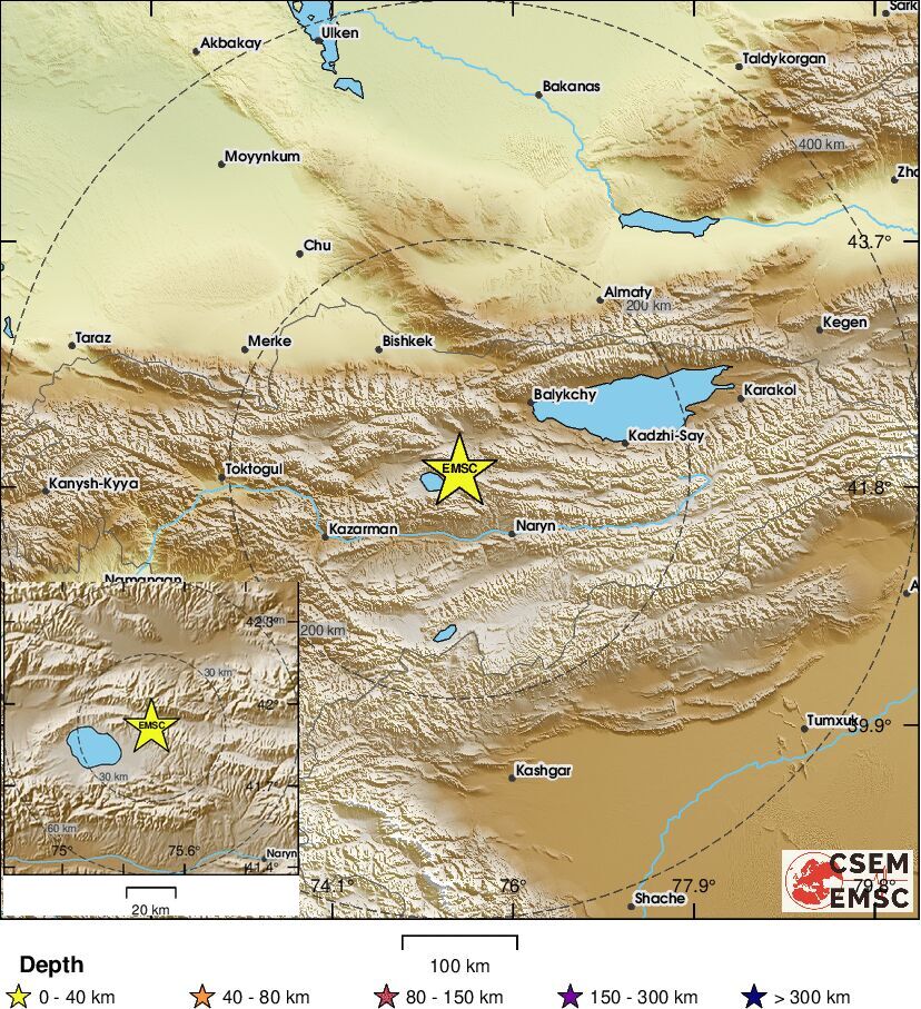 LastQuake's tweet photo. 🔔#Earthquake (#землетрясение) M5.2 occurred 71 km NW of #Naryn (#Kyrgyzstan) 8 min ago (local time 13:14:51). More info at:
📱https://t.co/QMSpuj6Z2H
🌐https://t.co/5gSrZhhPrH
🖥https://t.co/mX3XtfF1rY https://t.co/SiVZYpP1XZ