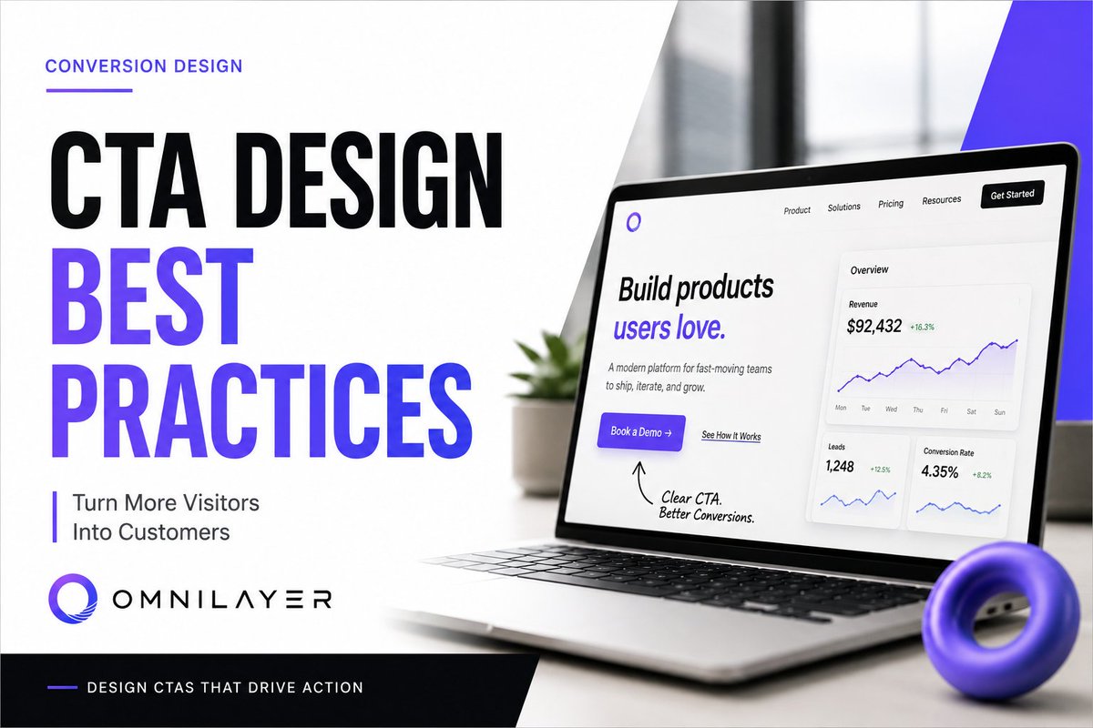 OmniLayerHQ's tweet photo. Your website doesn’t have a traffic problem.
It has a decision problem.  

Visitors leave because they don’t know what to do next.  

10 CTA design best practices that turn interest into action:
https://t.co/HIcAA4AZok

@OmniLayerHQ https://t.co/LElpliszzh