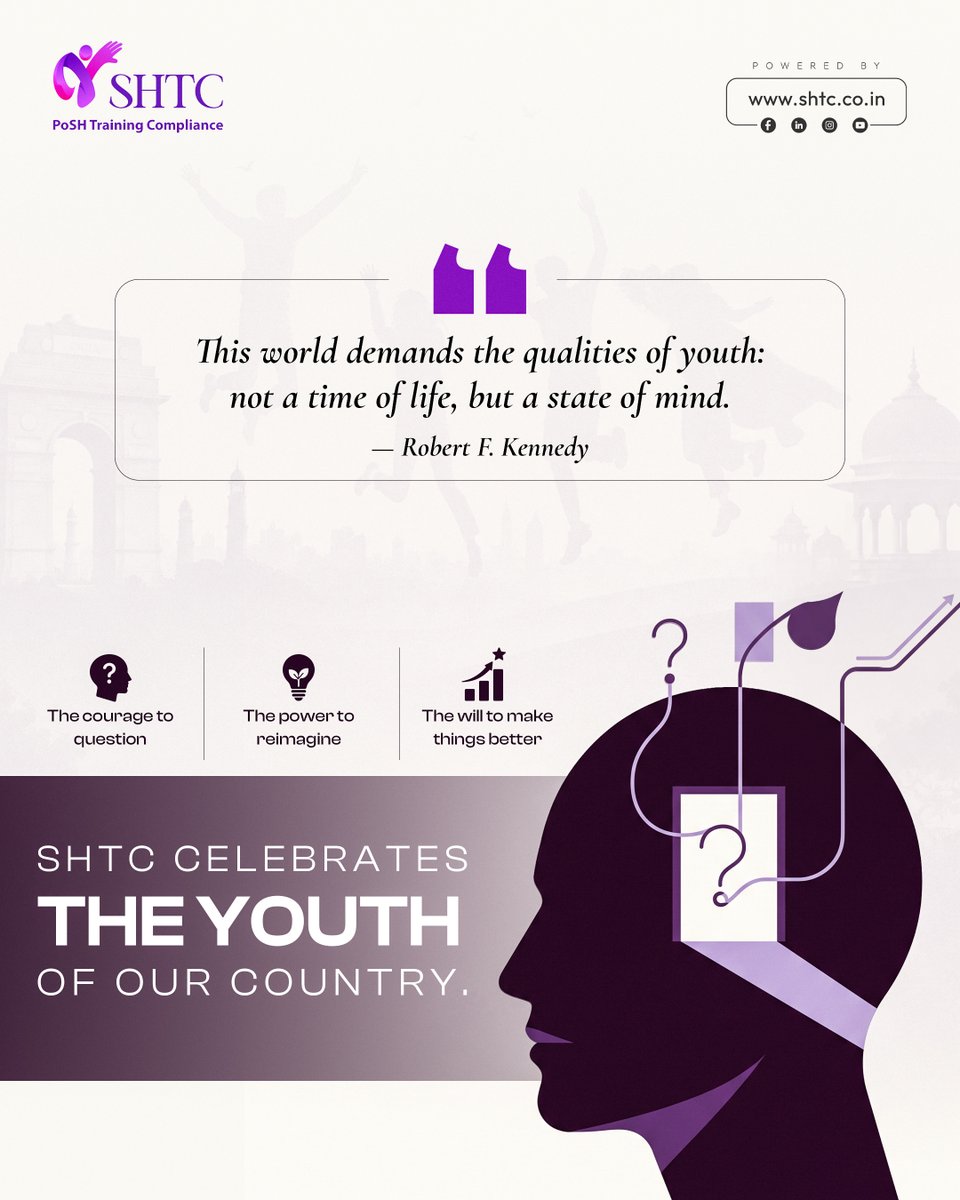 complywithSHTC's tweet photo. At SHTC, we believe safer workplaces aren't created by policies alone. They're created when people understand their rights, respect each other's boundaries, and feel confident speaking up.
This Youth Day, we celebrate the courage, imagination &amp; voices shaping better workplaces. https://t.co/YflXkjqu8D